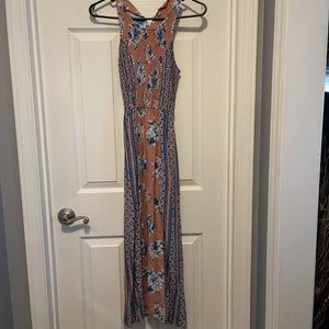 Floral Maxi halter dress